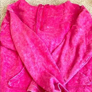 Pink hoodie